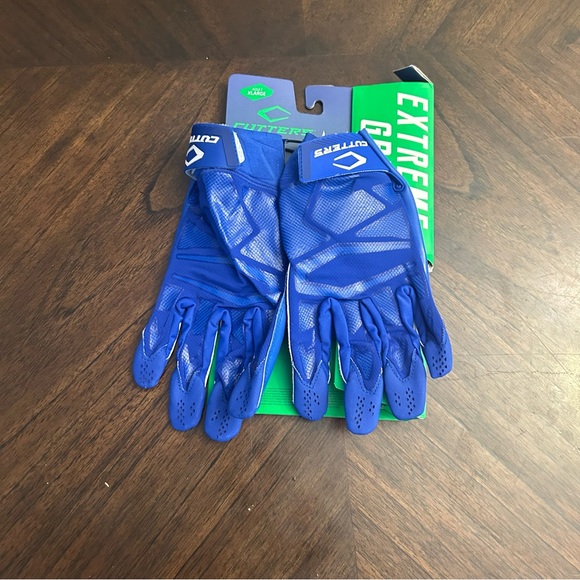 cutters Other - Cutters Rev Pro 4.0 Receiver Glvs Solid Royal A/XL, Royal Blue (S500-S-10-35)